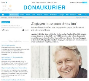 Rainhard Fendrich - Dagegen muss man etwas tun - Interview mit Donaukurier am 23.05.2018.jpg